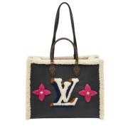 Pre-owned Canvas totes Louis Vuitton Vintage , Brown , Dames