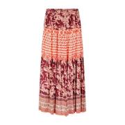 SunsetLL Maxi Rok Lollys Laundry , Red , Dames