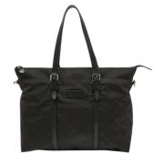 Pre-owned Leather totes Gucci Vintage , Black , Dames