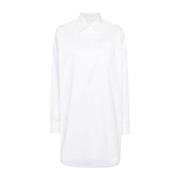 Shirt Dresses Moschino , White , Dames