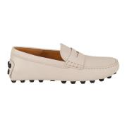 Gommino Macro 52K Moccasin Platte Schoenen Tod's , Beige , Dames