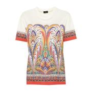 Paisley Print T-shirts en Polos Etro , Multicolor , Dames