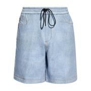 Denim shorts Emporio Armani , Blue , Heren