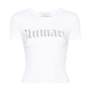 Stijlvolle T-shirt voor vrouwen Blumarine , White , Dames