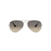 Rb3025 Zonnebril Aviator Gradiënt Gepolariseerd Ray-Ban , Gray , Dames