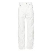 Klassieke witte katoenen jeans Purple Brand , White , Heren