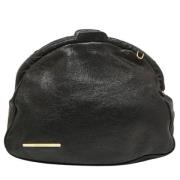 Pre-owned Leather handbags Versace Pre-owned , Black , Dames