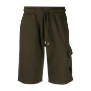 Shorts van licht fleece C.p. Company , Green , Heren