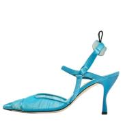 Pre-owned Fabric heels Fendi Vintage , Blue , Dames