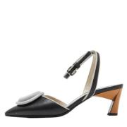 Pre-owned Leather heels Marni Pre-owned , Black , Dames