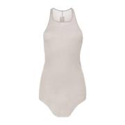 Parel Rib Tanktop Rick Owens , Gray , Dames