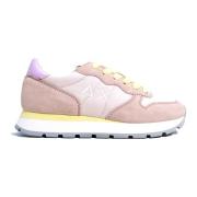 Roze Ally Solid Sneakers Sun68 , Pink , Dames