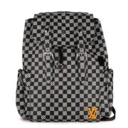 Pre-owned Fabric backpacks Louis Vuitton Vintage , Black , Dames