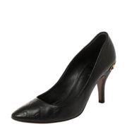 Pre-owned Leather heels Gucci Vintage , Black , Dames