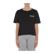 Zwarte T-shirts en Polos Moschino , Black , Dames