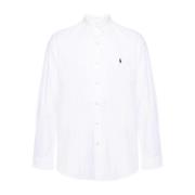 Witte Button-Down Overhemd met Handtekening Pony Polo Ralph Lauren , W...