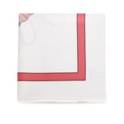 Zijden sjaal met logo, gemaakt in Italië Salvatore Ferragamo , White ,...