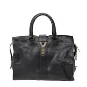 Pre-owned Leather shoulder-bags Yves Saint Laurent Vintage , Black , D...