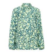 Groene Bloemen Shirt Blouse InWear , Multicolor , Dames