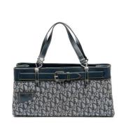 Pre-owned Canvas dior-bags Dior Vintage , Gray , Dames