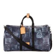 Pre-owned Fabric travel-bags Louis Vuitton Vintage , Blue , Dames