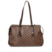 Pre-owned Fabric shoulder-bags Louis Vuitton Vintage , Brown , Dames