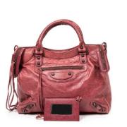 Pre-owned Leather balenciaga-bags Balenciaga Vintage , Pink , Dames