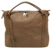 Pre-owned Leather louis-vuitton-bags Louis Vuitton Vintage , Beige , D...