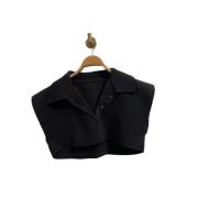 Pre-owned Cotton tops Jacquemus Pre-owned , Black , Dames