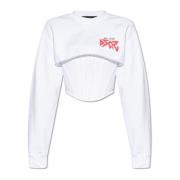 Korset sweatshirt Dsquared2 , White , Dames
