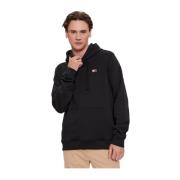 Iconisch Hoodie - Zwart Tommy Jeans , Black , Heren