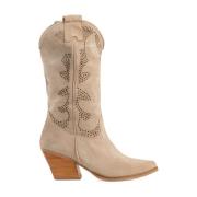 Cowboy Laarzen Babouche , Beige , Dames