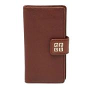 Pre-owned Leather wallets Givenchy Pre-owned , Brown , Dames