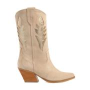 Cowboy Laarzen Babouche , Beige , Dames