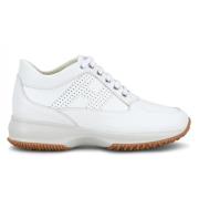 Witte Leren Interactive Sneakers Hogan , White , Dames
