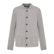 Wollen Cardigan Palm Angels , Gray , Heren