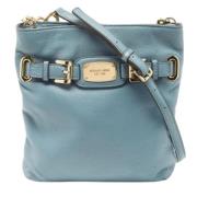 Pre-owned Leather shoulder-bags Michael Kors Pre-owned , Blue , Dames