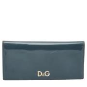 Pre-owned Leather wallets Dolce & Gabbana Pre-owned , Blue , Dames
