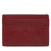 Pre-owned Leather wallets Coach Pre-owned , Red , Dames