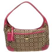 Pre-owned Canvas handbags Coach Pre-owned , Pink , Dames