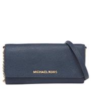 Pre-owned Leather wallets Michael Kors Pre-owned , Blue , Dames