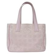 Pre-owned Fabric chanel-bags Chanel Vintage , Pink , Dames