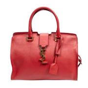 Pre-owned Leather shoulder-bags Yves Saint Laurent Vintage , Red , Dam...