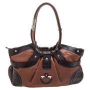 Pre-owned Leather handbags Salvatore Ferragamo Pre-owned , Brown , Dam...