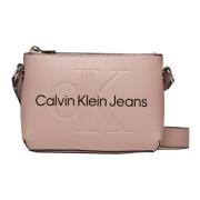 Dames Lente/Zomer PU Tas Calvin Klein Jeans , Pink , Dames