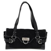 Pre-owned Leather handbags Salvatore Ferragamo Pre-owned , Black , Dam...