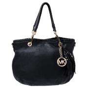 Pre-owned Leather handbags Michael Kors Pre-owned , Black , Dames