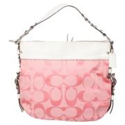 Pre-owned Leather handbags Coach Pre-owned , Pink , Dames
