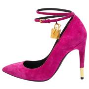 Pre-owned Suede heels Tom Ford Pre-owned , Purple , Dames