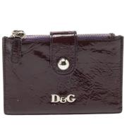 Pre-owned Leather wallets Dolce & Gabbana Pre-owned , Purple , Dames